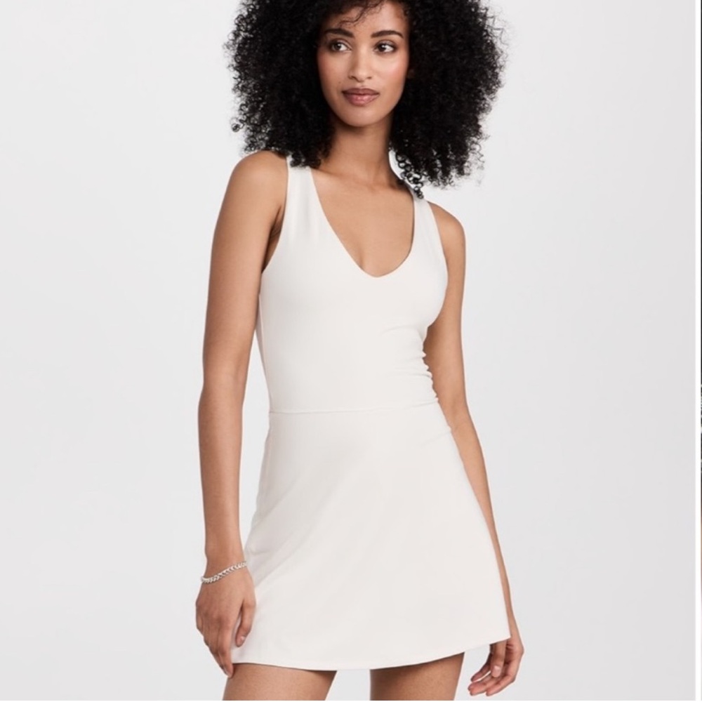White Reformation Workout Dress